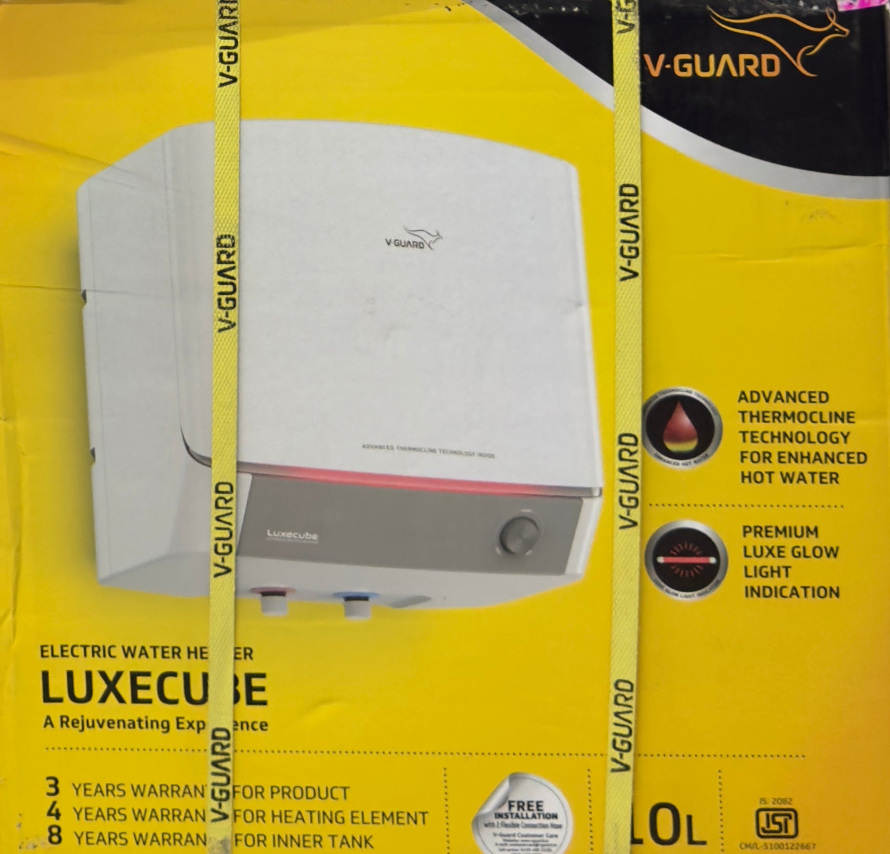 LUXECUBE STORAGE WATER HEATER